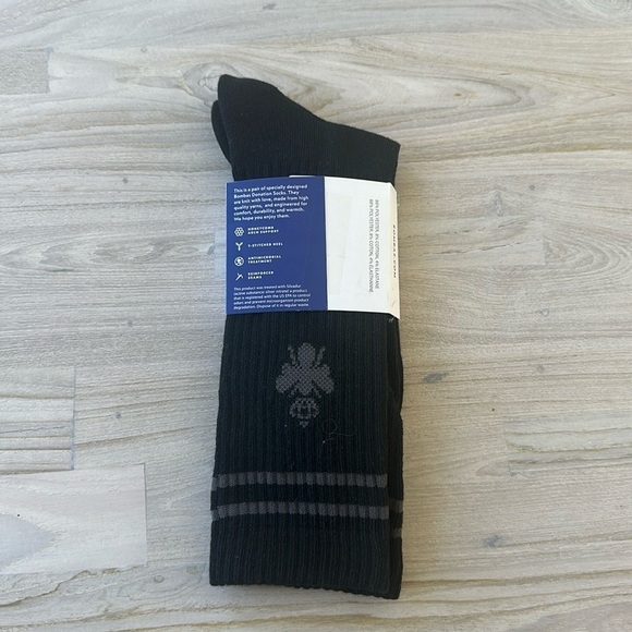 ❤️ 🆕 BOMBAS BLACK SOCKS SIZE L - Picture 3 of 5